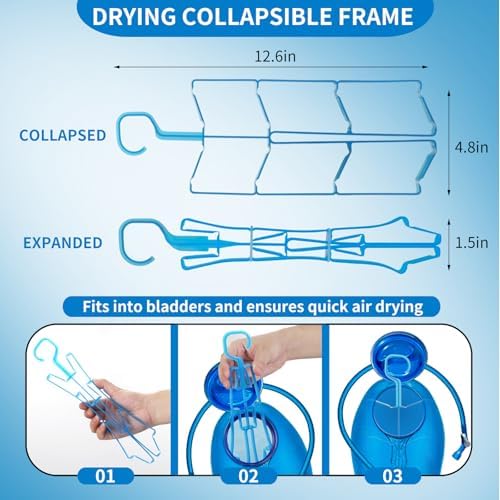Hydration Bladder Cleaning Kit Compatible with Camelbak, 4 in 1 Water