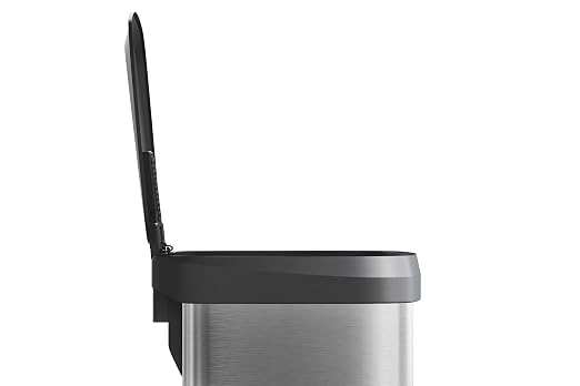 Garvee 13 gal / 50 L Stainless Steel Trash Can - Image 4