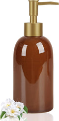 Natheeph 14OZ Ceramic Soap Dispenser Ceramic Soap Pump Dispenser Can Fill Liquid by Natheeph