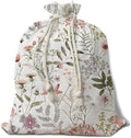 UTELKA Flroal Reusable Linen Bread Bag, Homemade Bread Bag