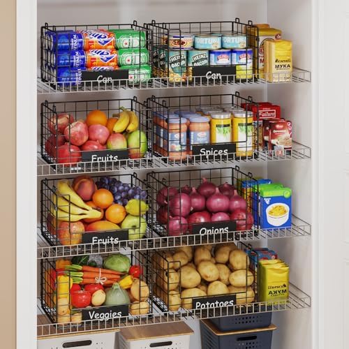 JKsmart 4 Pack XL Stackable Wire Baskets