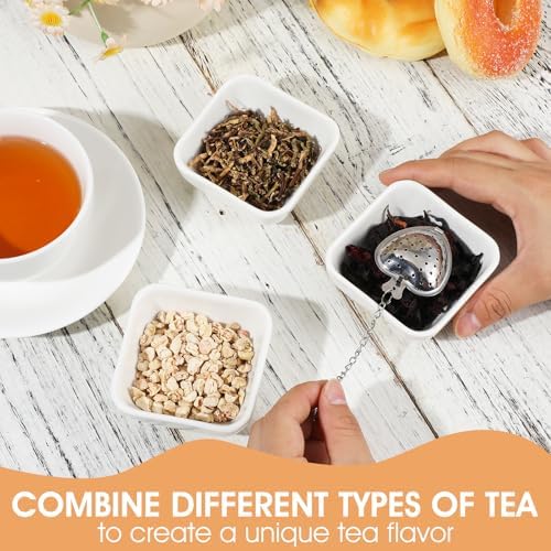 40 Pcs Stainless Steel Tea Ball Mesh Tea Infuser Strainers Premium Tea