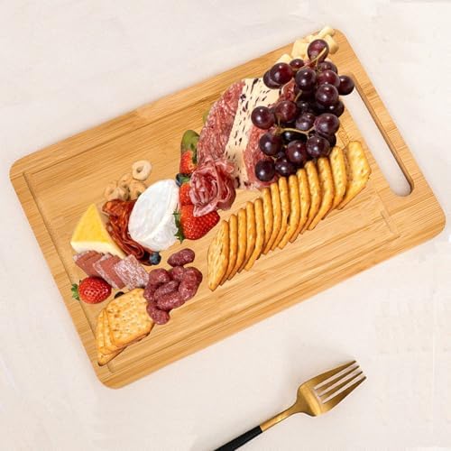 Bamboo Cutting Board Non-Toxic Durable Wooden Cutting Boards for