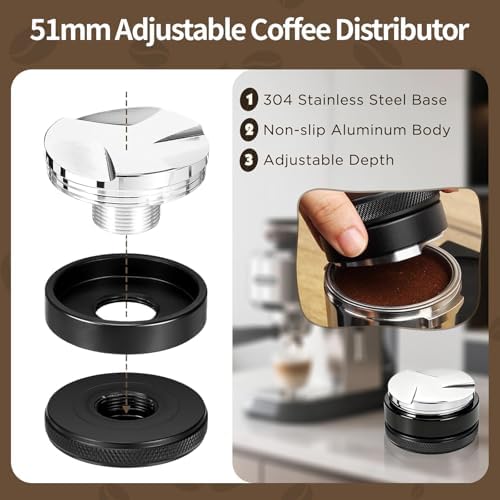 51mm Espresso Accessories Kit – 9PCS Barista Tool Set