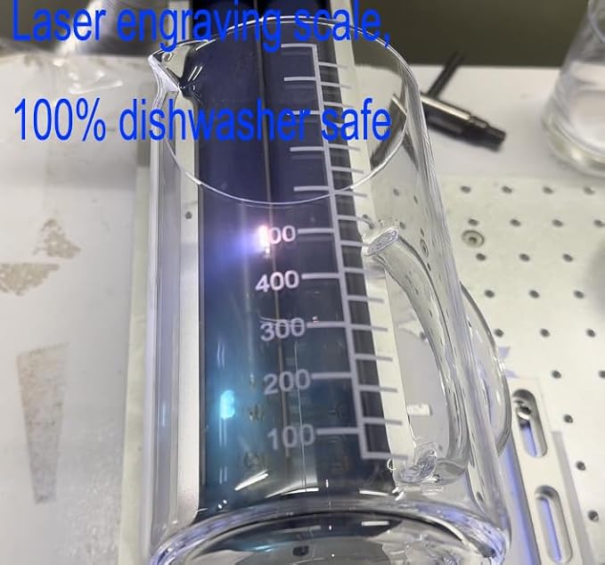 Ackers Mirror Etching Scale Glass Measuring Cup--Made of High Borosilicate - Image 7
