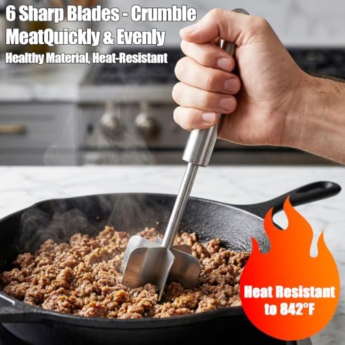 Stainless Steel Meat Masher