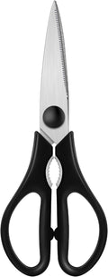 Kitchen Scissors, Rkqoa Black Kitchen Shears All Purpose Heavy Duty by almarto