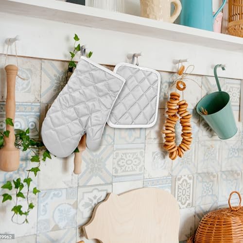 4-Piece Blank Sublimation Oven Mitt and Pot Holder Set