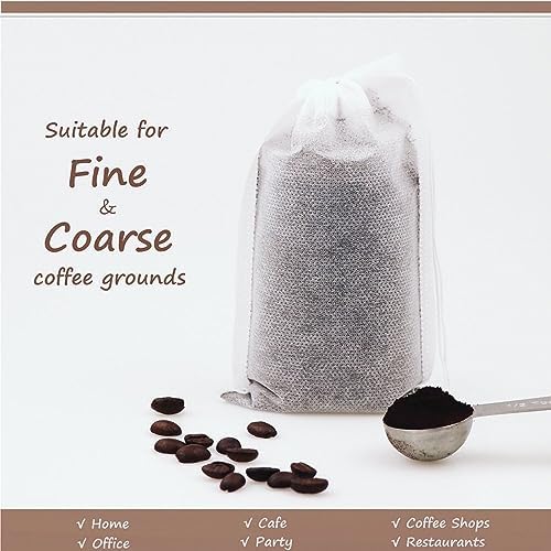 Disposable Cold Brew Coffee Filters - 120 Count Coffee Filter Bags 4"x