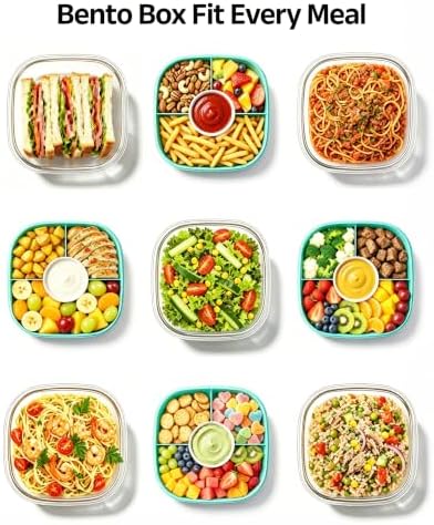 56oz Glass Salad Container with Airtight Lid