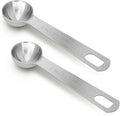 2 PCS 1 Teaspoon Stainless Steel Single Measuring Spoon by AUOIKKHOMEGARDEN