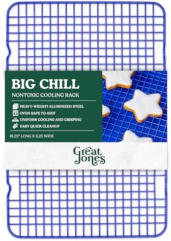 Great Jones Non Stick Wire Cooling Rack (Blueberry) – Fits Half Sheet