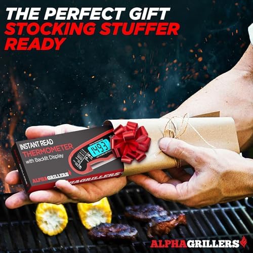 Alpha Grillers Instant Read Digital Meat Thermometer