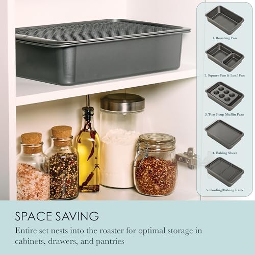 Chicago Metallic 7-Piece Nonstick Bakeware Nesting Set