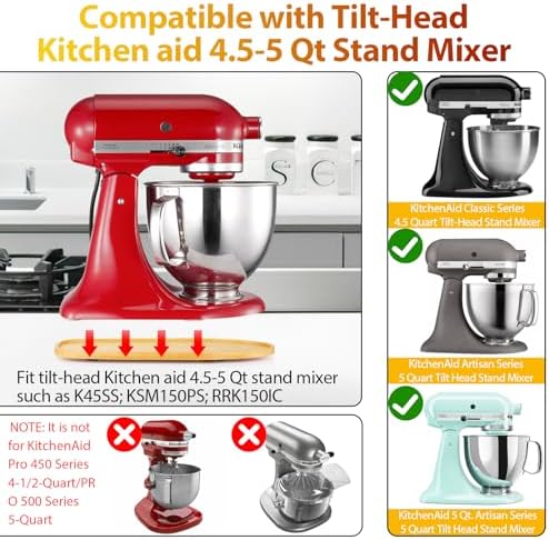 Mixer Slider Sliding Tray for KitchenAid Stand Mixer,Mixer Mover