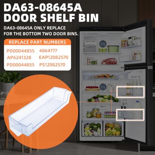 RT18M6215SR Door Shelf 24in for Samsung Fridge Lower Door Shelf