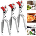 3PCS Hot Plate Grippers, Stainless Steel Bowl Holder Clips