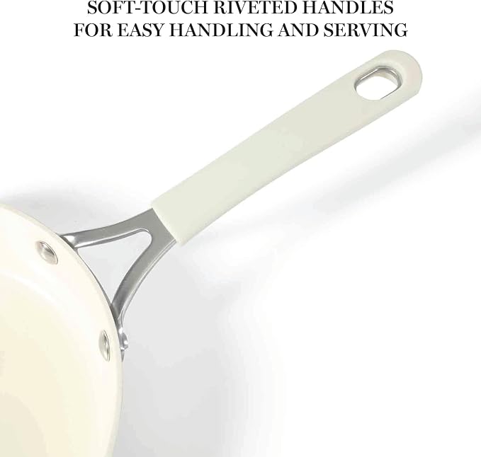 Martha Stewart Heathland Premium Nonstick PFA Free Ceramic Interior 10-Piece - Image 7