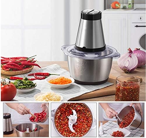 500W Stainless Steel Food Processor, 2.5L Capacity