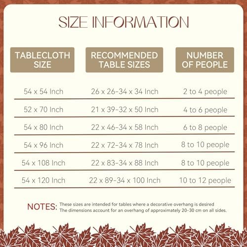 Romanstile Fall Checkered Tablecloth Rectangle, 52 x 70 Inch, Orange