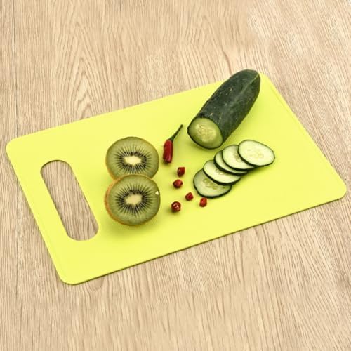 6pcs Mini Plastic Cutting Boards PP Color Coded Non Slip for Kitchen