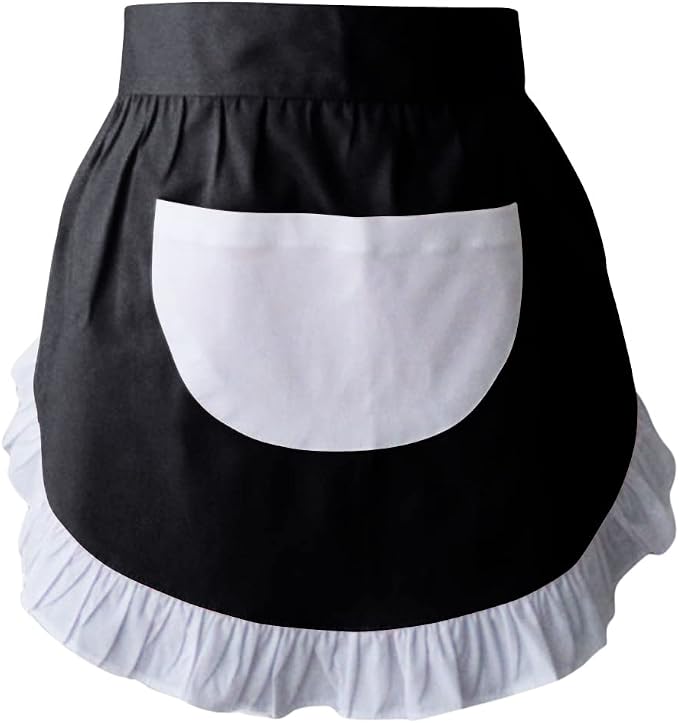 CRB Fashion Waist Apron Kitchen Cooking Restaurant Cotton Bistro Half Aprons by CBTRFashion