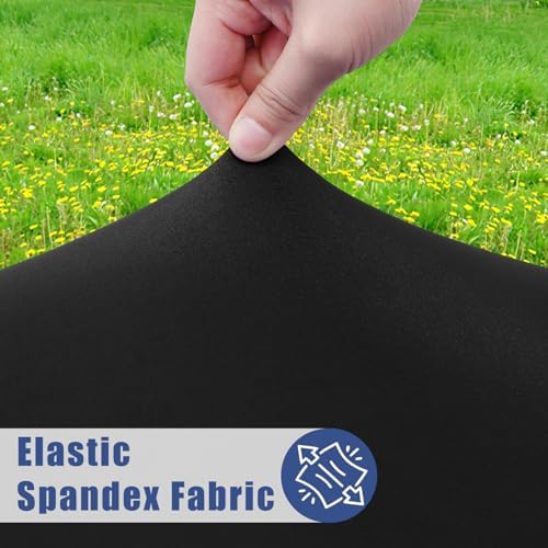 Moosfor 2 Pack Spandex Round Tablecloth, Fitted Table Cloth for 45-56