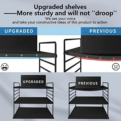 Cabinet Organizers and Storage -Divided Compartment Holder for Plastic