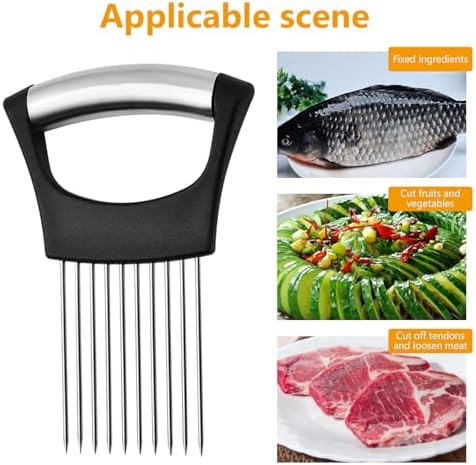 Stainless steel onion slicer, for lemon, potato, tomato, avocado, egg