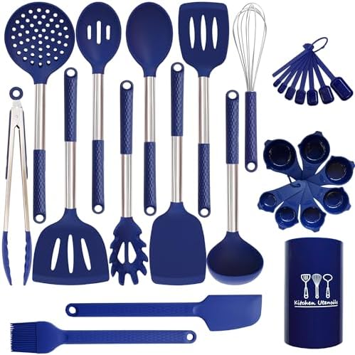 28-Piece Silicone Kitchen Utensil Set