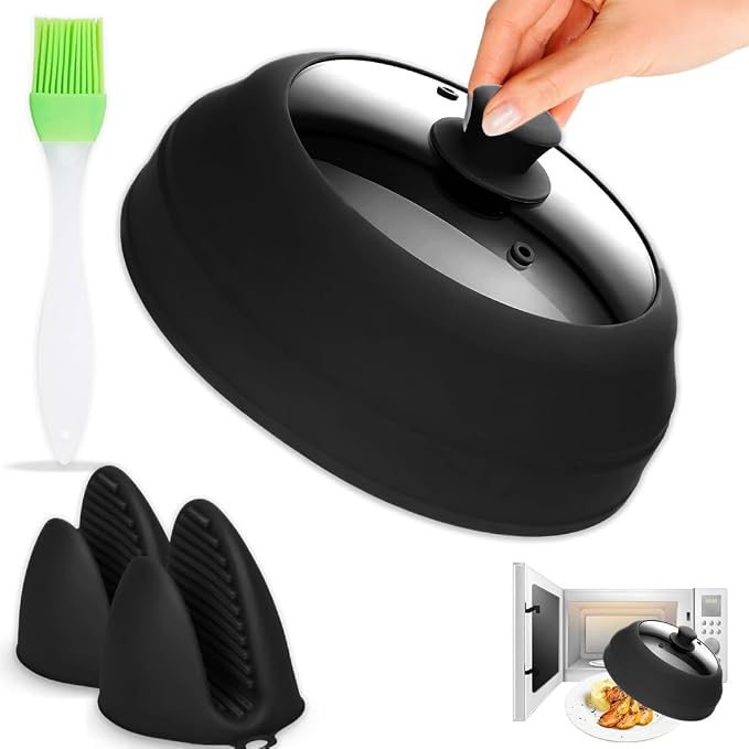 Microwave Splatter Cover Glass for Food by Unknown