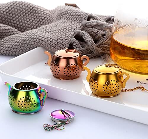 3 Pack Tea Infuser For Loose Tea Stainless Steel Reusable Strainer