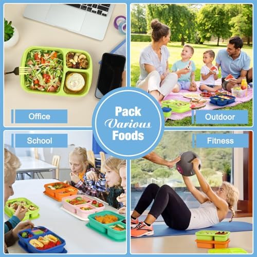 Caperci Bento Lunch Box Containers for Adults & Kids
