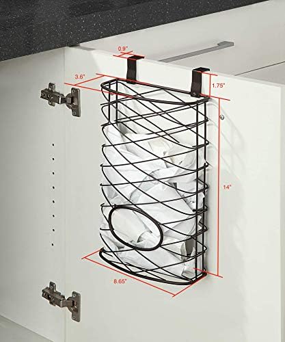 SunnyPoint Over Cabinet Kitchen Storage Organizer Holder or Basket