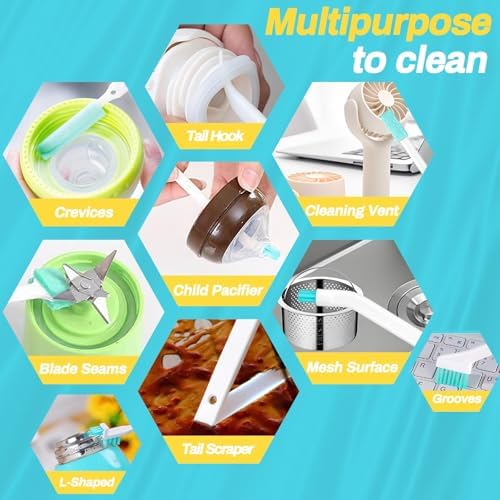 Potanro Ice Machine Cleaner Brush Set, 14Pcs