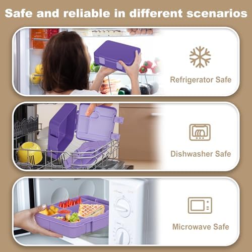JOOPETALK Chill Bento Lunch Box for Kids Adult with Ice