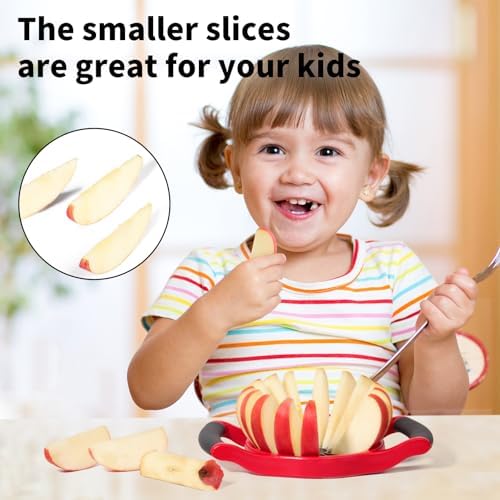 Newness 5.12 Inch Extra Large Apple Slicer, 16-Slices Heavy Duty Apple