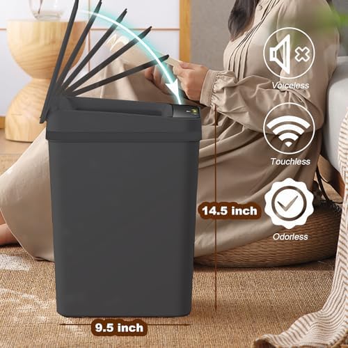 Yatmung 4 Gallon Automatic Touchless Bathroom Trash Can