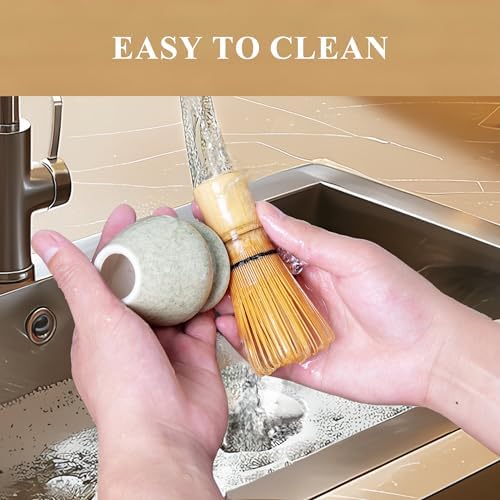 Matcha Whisk Set, Matcha Making Kit Whisk (Chasen Holder), Ceramic