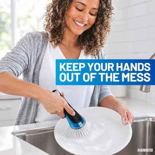 2 Pack Soap Dispensing Dish Brushes