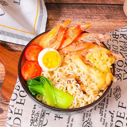 Ceramic Bowls Sets For Kitchen, 28 Ounce Mixing Bowls Ramen Bowl Set