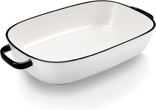 4.5 Quart Ceramic Baking Dish, Serving Bakeware by Roeveca
