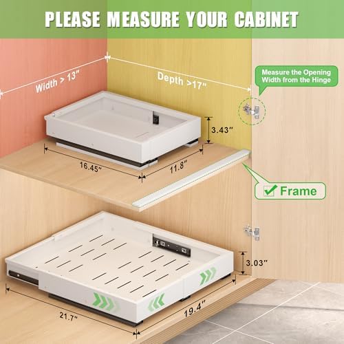 1 Pcs Pull Out Drawers for Cabinets Organizer Expandable