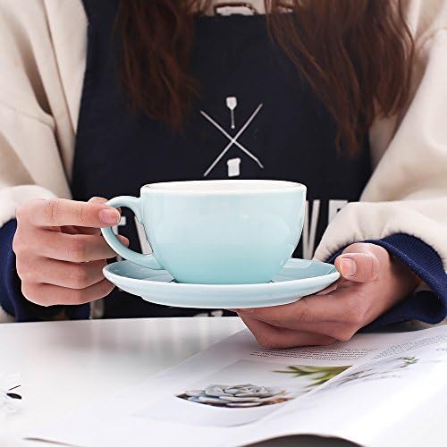Coffeezone Cappuccino Barista Latte Art Cup and Saucer New Bone China