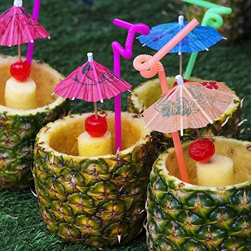 [200 Pcs] Cocktail Drink Umbrella Picks Toothpicks - Mini Paper