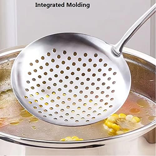 Skimmer Stainless Steel Large Slotted Spoon Colander Strainer Ladle