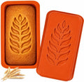 Webake 2 Pack Fall Loaf Pan with Steel-Reinforced Frame, 8.5 x 4 Inch