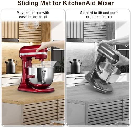 Metal Sliding Mat for KitchenAid Stand Mixer, 5-8 Qt