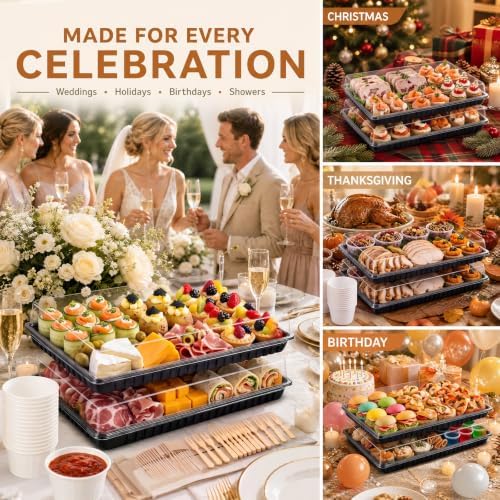 Shellwei 2 Set 18 x 12 Inch Charcuterie Board with Lid & Accessories
