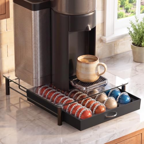 Deco Brothers Vertuo Pod Holder, 24 Large/48 Small Pods